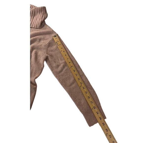 BP. Longline Turtleneck Oversized Sweater Top In Pink Adobe Size Large New - Picture 6 of 14